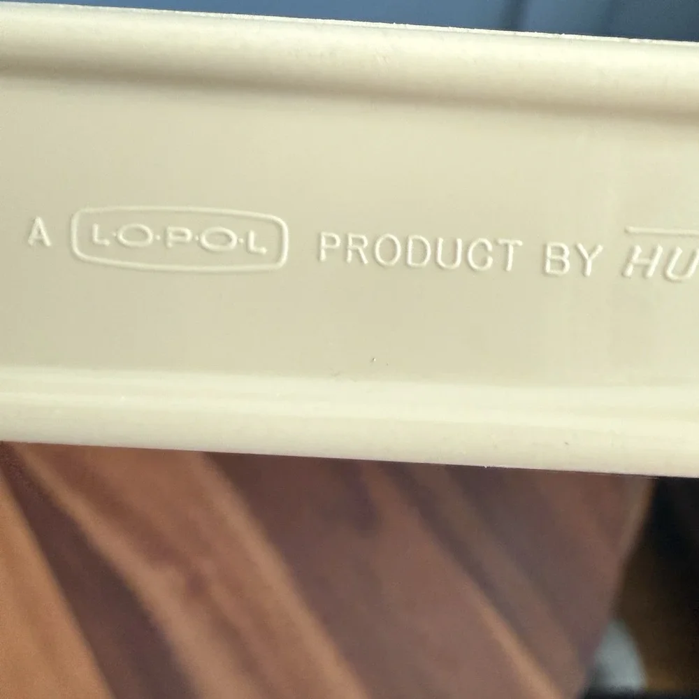 Hutzler Lo-Pol Nylon Spatula Turner No 717 Ivory‎ Slotted  Angled Heat Resistant